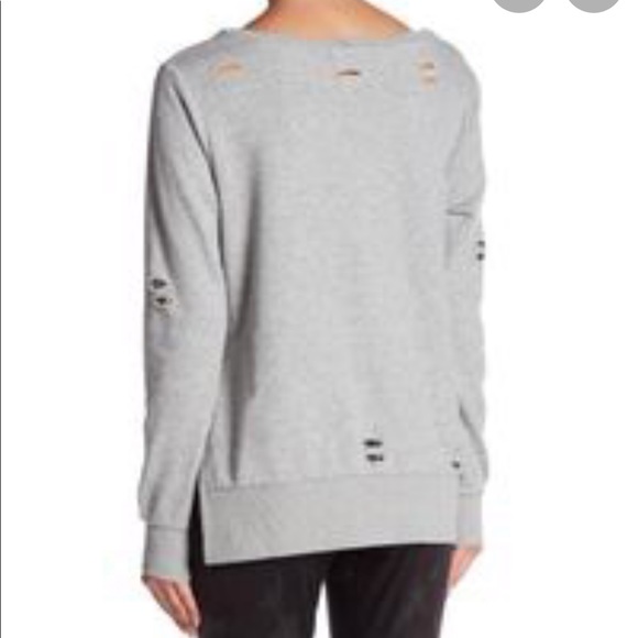 Romeo and Juliet Couture Side Tie Sweatshirt-BNWT! - Picture 2 of 2